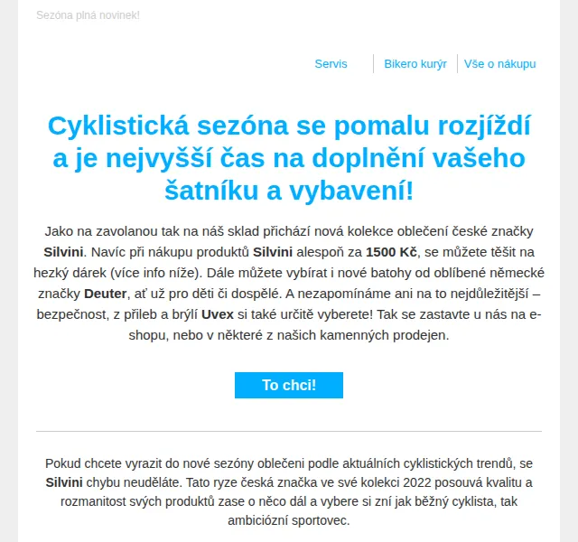 czbikero: Nová kolekce Silvini, Deuter, Uvex – červen 2026 | Nuslet.cz
