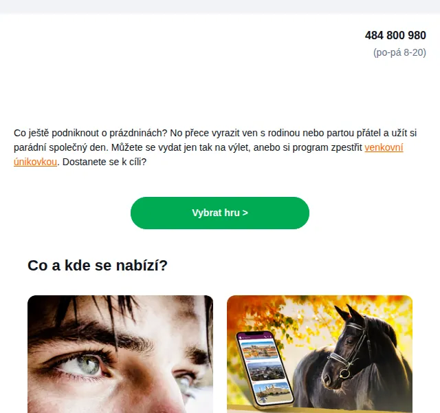 Adrop: venkovní únikové hry od 899 Kč – červenec 2026 | Nuslet.cz