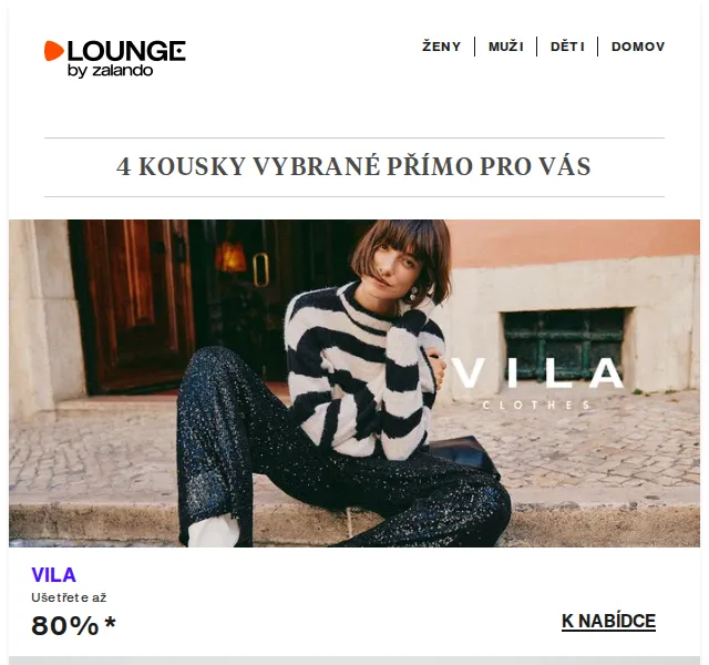 Lounge by Zalando: Slevy až 80 % na Vilu, Armani a Nike – červenec 2026 | Nuslet.cz