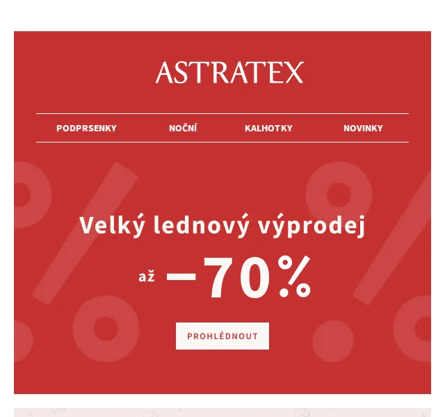 Astratex.cz: Slevy až 70 % a doprava zdarma – červen 2026 | Nuslet.cz