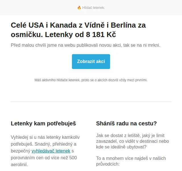 Cestujlevne.com: Letenky do USA a Kanady od 8 181 Kč – červen 2026 | Nuslet.cz