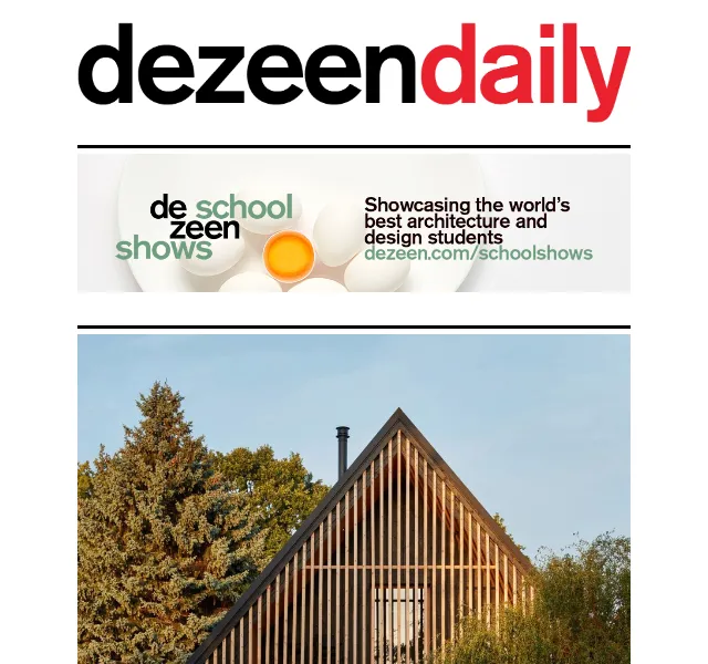 Dezeen Daily: Architektonické novinky – červen 2026 | Nuslet.cz