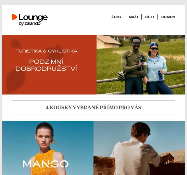 Lounge by Zalando: Až 80 % sleva na Mango, KARL LAGERFELD – duben 2026