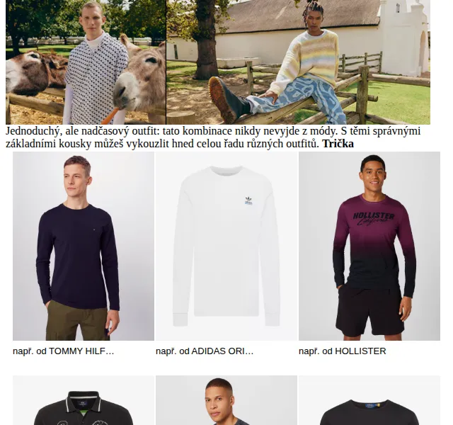 ABOUT YOU: Nadčasový outfit – džíny a trička v červnu 2026 | Nuslet.cz