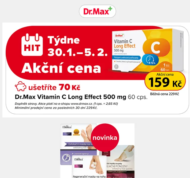 Dr.Max E-shop: Kosmetika a doplňky stravy se slevou – červen 2026 | Nuslet.cz