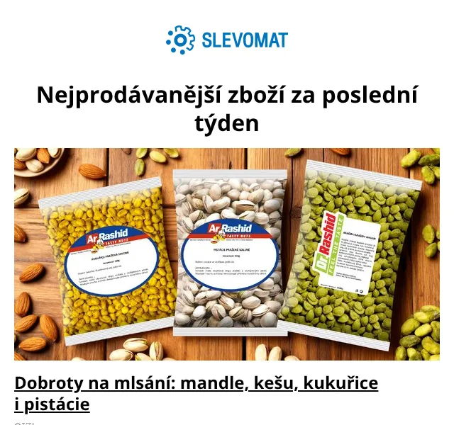Slevomat: Oříšky, koření a fotoknihy – duben 2026 | Nuslet.cz