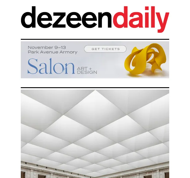 Dezeen Daily: Eames Institute branding & design novinky – červen 2026 | Nuslet.cz