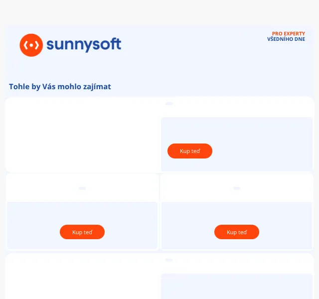 Sunnysoft.cz: Vybrané produkty – květen 2026 | Nuslet.cz