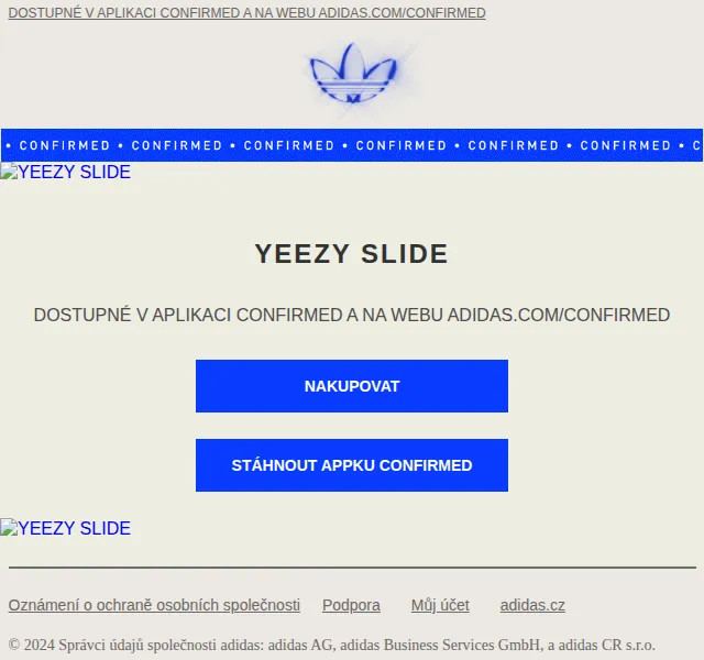 adidas: YEEZY SLIDE – červen 2026 | Nuslet.cz