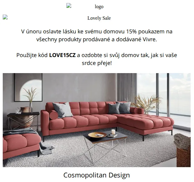 Vivre: sleva 15 % na nábytek a dekorace – červen 2026 | Nuslet.cz