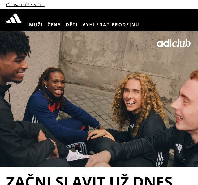 Adidas: 245 Kč sleva k narozeninám – srpen 2026 | Nuslet.cz