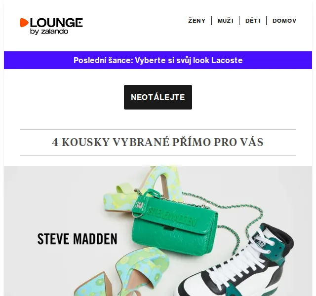 Lounge by Zalando: Steve Madden, Craft & Superfit – červen 2026 | Nuslet.cz