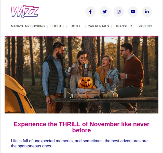 Wizz Air: 20% sleva na letenky v listopadu – říjen 2023 | Nuslet.cz
