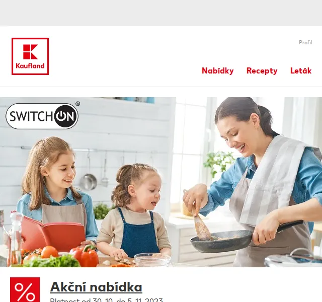 Kaufland: Kuchyňské spotřebiče Switch On – listopad 2023 | Nuslet.cz