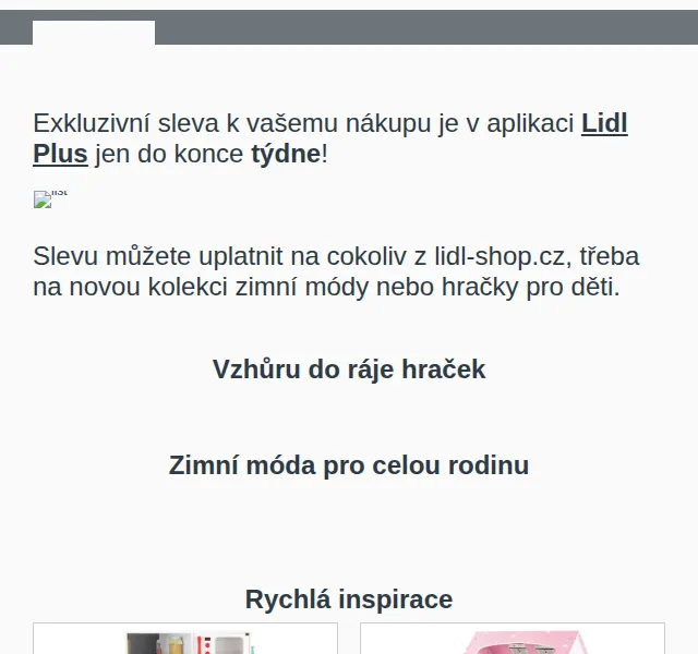 Lidl: Sleva 200 Kč s Lidl Plus – hračky a nářadí – červen 2026 | Nuslet.cz