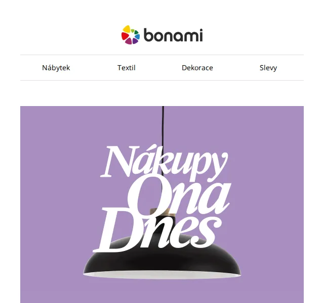 Bonami.cz: -15 % na vše – sleva na nábytek a dekorace – červen 2026 | Nuslet.cz