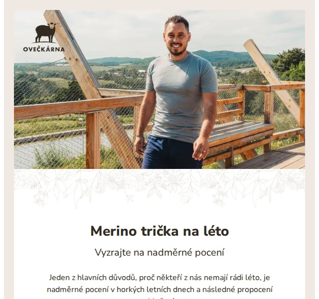 Ovečkárna: Merino trička na léto – červen 2026 | Nuslet.cz