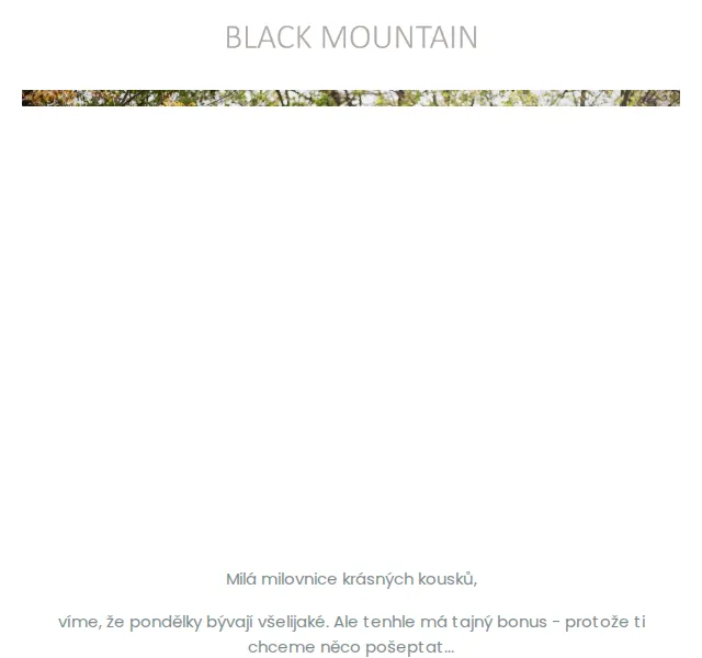 Black Mountain: letní překvapení – červen 2026 | Nuslet.cz