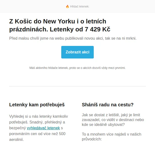 Cestujlevne.com: Z Košic do New Yorku od 7 429 Kč – červen 2026 | Nuslet.cz