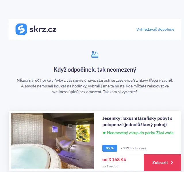 Vánoce na Skrz: Wellness pobyty od 1 490 Kč – červen 2026 | Nuslet.cz