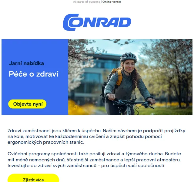 Conrad Electronic: ventilátory a fitness od 803 Kč – červen 2026 | Nuslet.cz