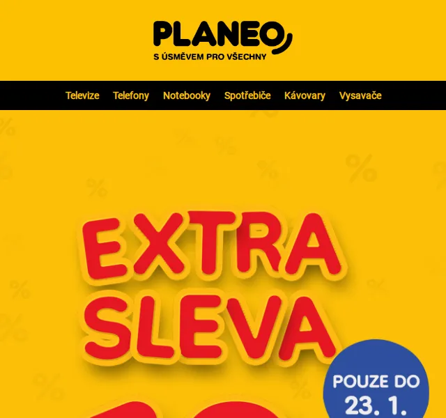 Planeo: Extra sleva 10 % na malé spotřebiče – červen 2026 | Nuslet.cz