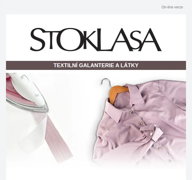 Stoklasa: Výztuhy a vlizelíny – červen 2026 | Nuslet.cz