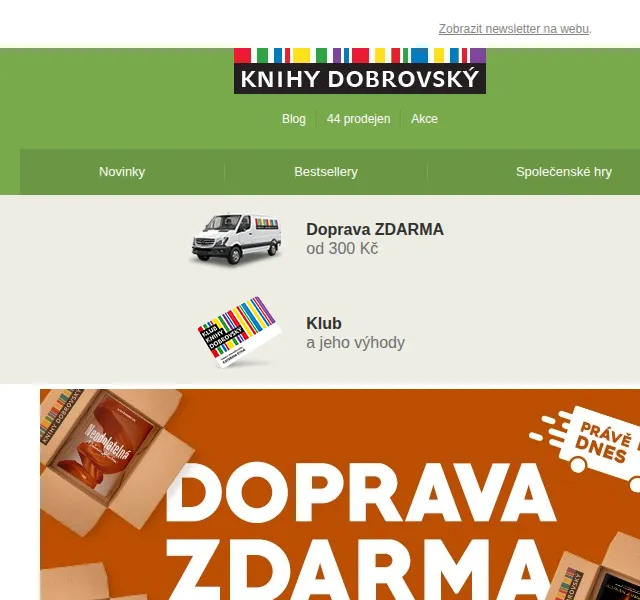 KnihyDobrovsky.cz: Doprava zdarma a knihy od 19 Kč – červen 2026 | Nuslet.cz