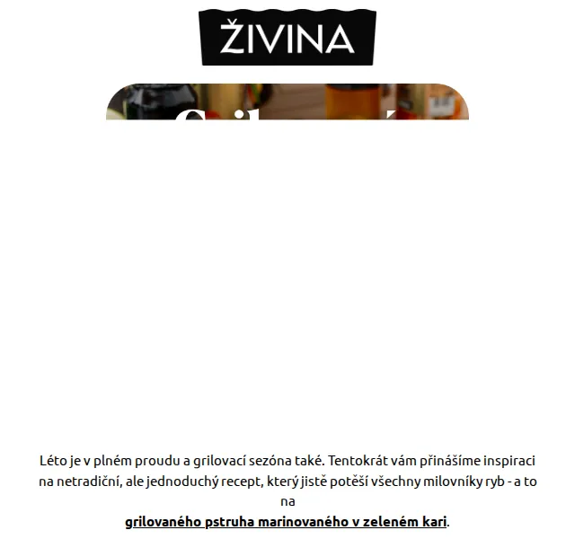 Živina: Letní grilovačka s dopravou zdarma – červen 2026 | Nuslet.cz