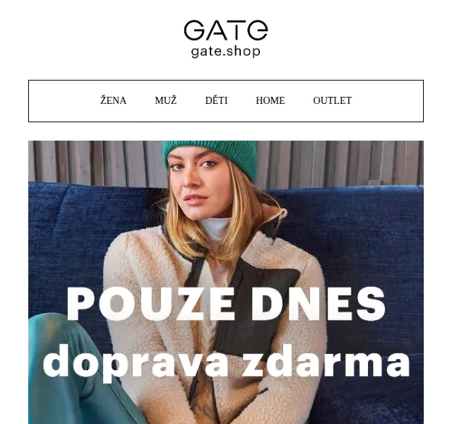 Gate.shop: Doprava zdarma – červen 2026 | Nuslet.cz