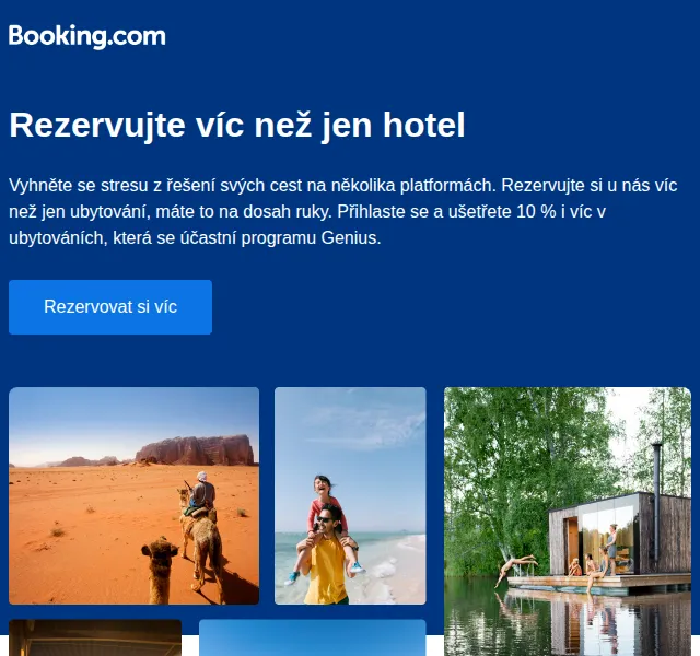 Booking.com: Sleva 10 % díky Genius – červen 2026 | Nuslet.cz