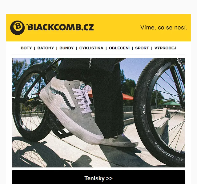 Blackcomb: Boty, batohy a oblečení Vans, DC, Roxy, Burton – červen 2026 | Nuslet.cz