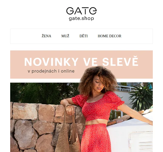 Gate.shop: oblečení a boty ve slevě – červen 2026 | Nuslet.cz