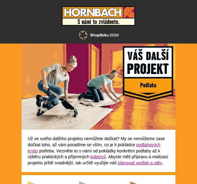 HORNBACH: podlahy a příslušenství od 135 Kč – červen 2026 | Nuslet.cz