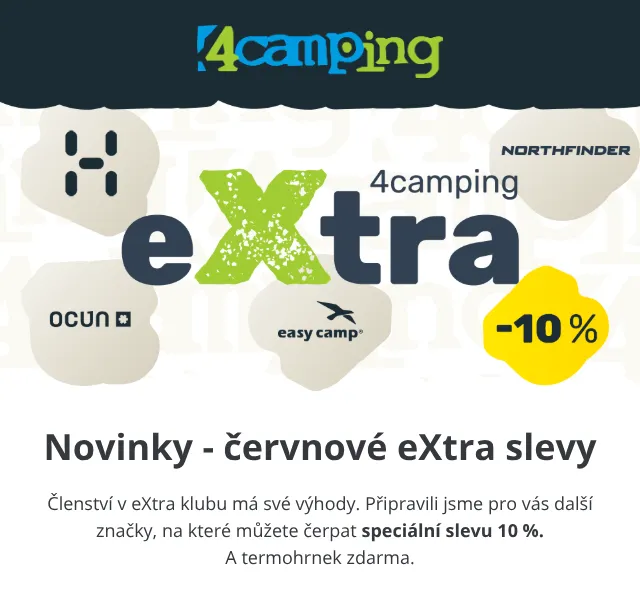 4camping.cz: Termohrnek zdarma + 10 % sleva – červen 2026
