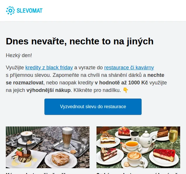 Slevomat: Kredity až 1000 Kč z Black Friday – červen 2026 | Nuslet.cz