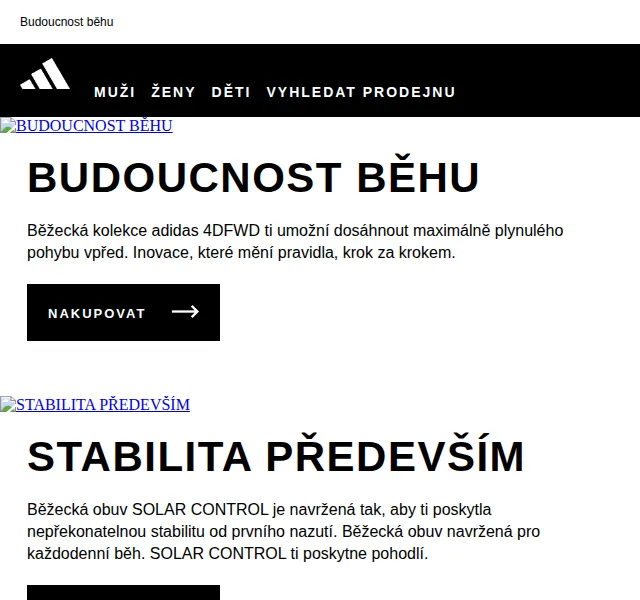 adidas: Běžecká kolekce 4DFWD – červen 2026 | Nuslet.cz