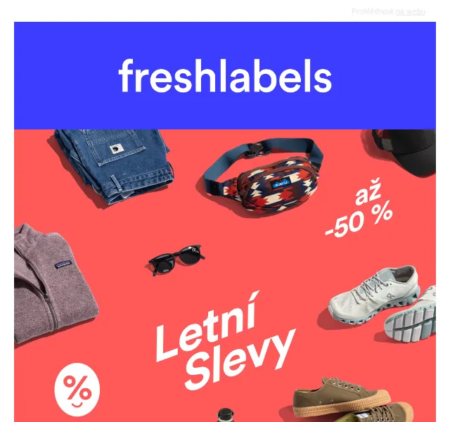 Freshlabels: letní slevy až 50 % na módu a doplňky – červen 2026 | Nuslet.cz