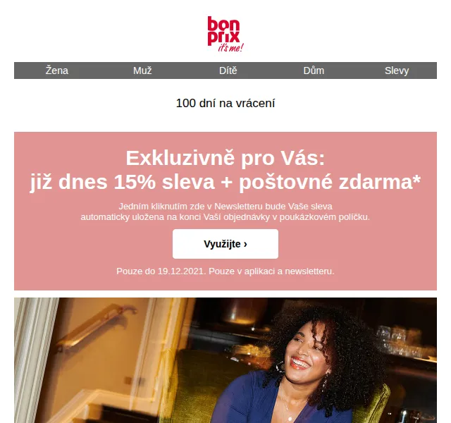 bonprix: 15% sleva a poštovné zdarma – červen 2026 | Nuslet.cz