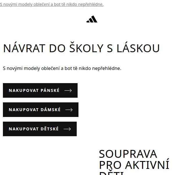 Adidas: Slevy na návrat do školy – červen 2026 | Nuslet.cz