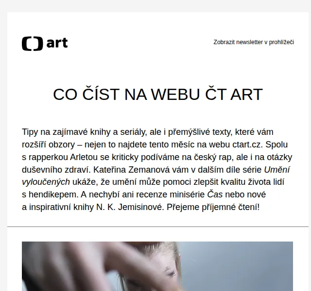 Web ČT art: Tipy na knihy a seriály – červen 2026 | Nuslet.cz