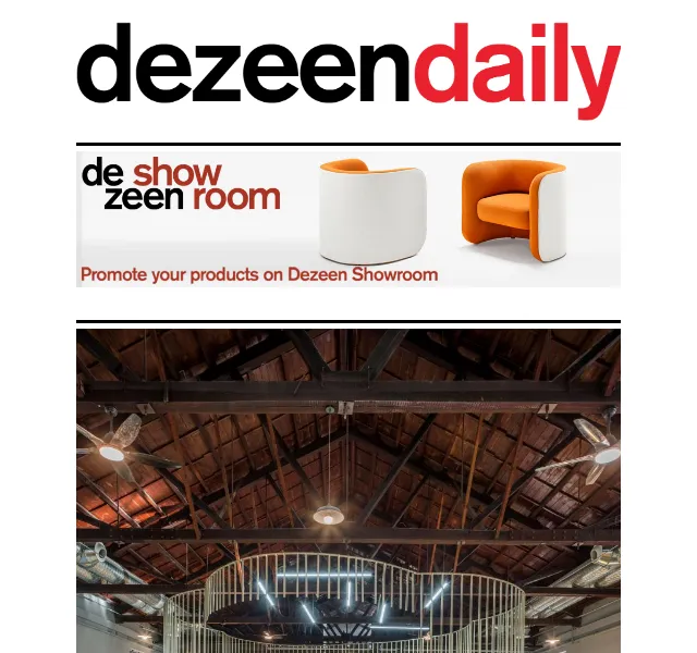 Dezeen Daily: Nová designová kolekce – červen 2026 | Nuslet.cz