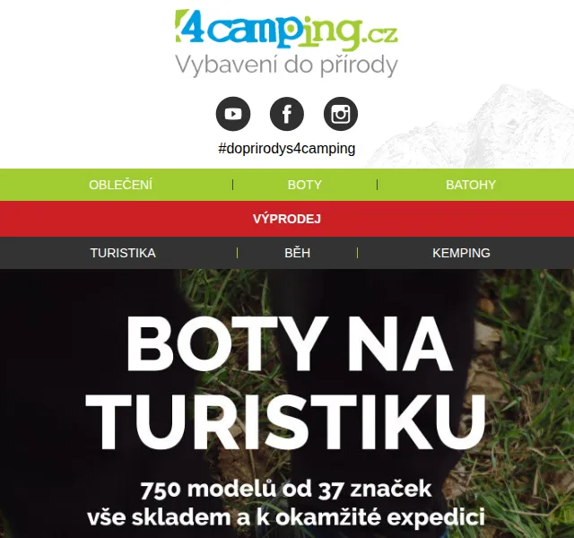 4camping: 750 modelů turistických bot – červen 2026 | Nuslet.cz