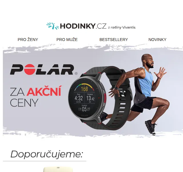 Hodinky.cz: Sleva na hodinky Polar – červen 2026 | Nuslet.cz
