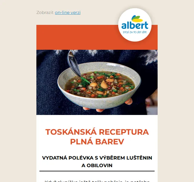 Albert: Recepty a novinky – červen 2026 | Nuslet.cz