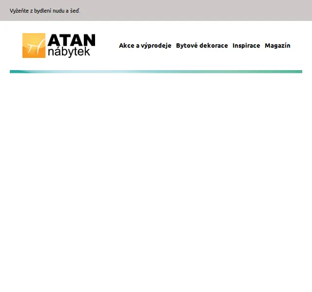 ATAN nábytek: Bytové doplňky od 200 Kč – červen 2026 | Nuslet.cz
