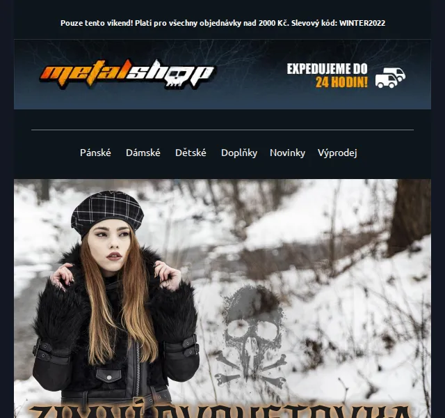 METALSHOP: Zimní sleva 200 Kč na nákup nad 2000 Kč – červen 2026 | Nuslet.cz