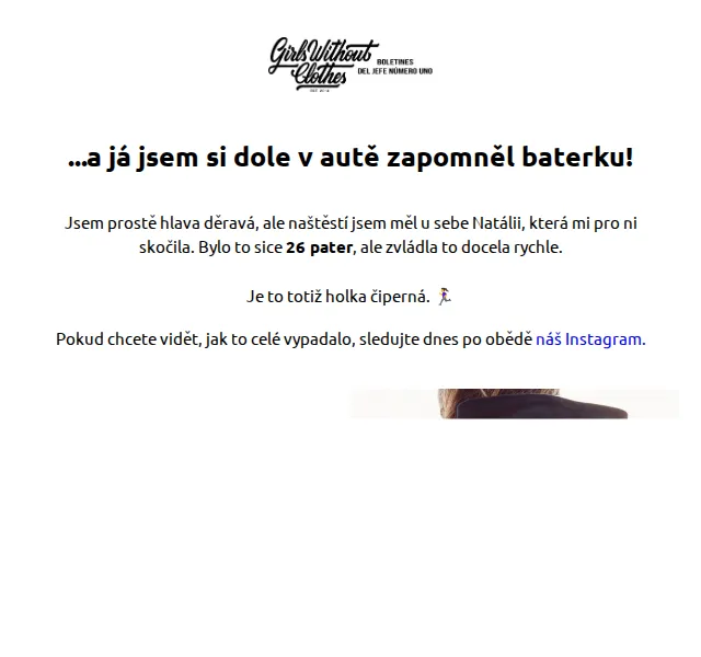 Girls Without Clothes: Limitovaná mikina se svítícím logem – červenec 2026 | Nuslet.cz