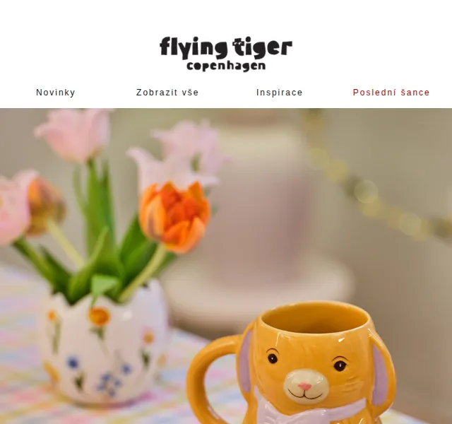 Flying Tiger Copenhagen: roztomilé velikonoční hrnky a keramika – červen 2026 | Nuslet.cz