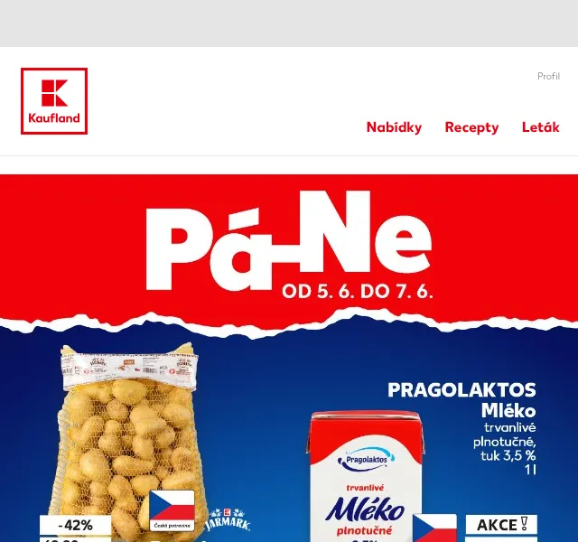 Kaufland: Nabídka na víkend – červen 2026 | Nuslet.cz